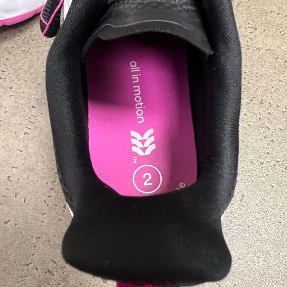 All in Motion Black and Pink Athletic Sneakers - Picture 5 of 5